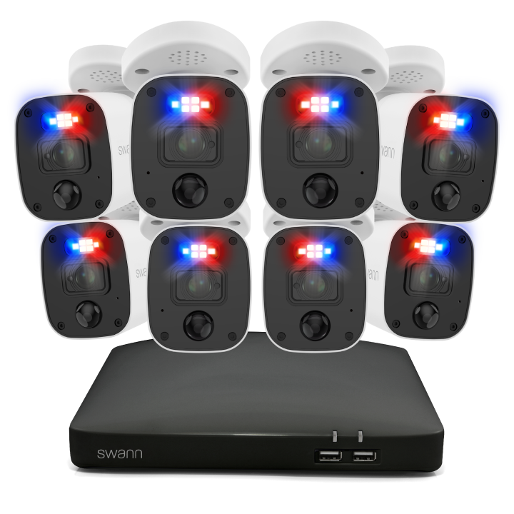 Home 8 Camera 8 Channel 4K Ultra HD DVR 1TB HDD Security System