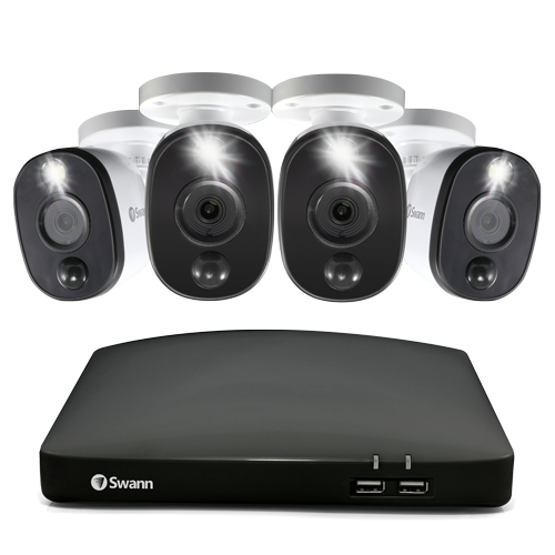 4 Camera 8 Channel 1080p Full HD DVR Security System – Swann - US