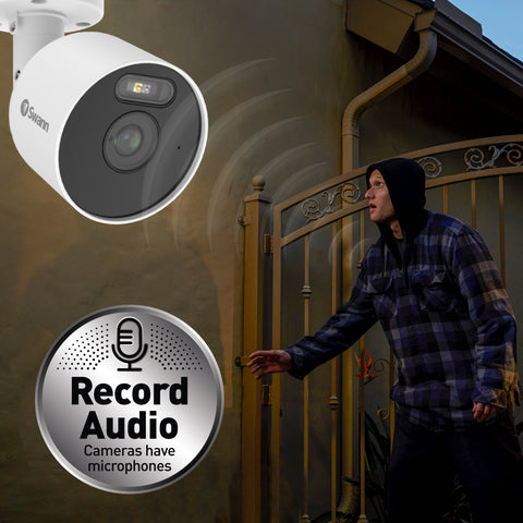 DVR 1080p Full HD DVR Spotlight Security Dome Add-On Camera (Plain Box) | SOPRO-10801AOC