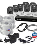 Home 8 Camera 8 Channel 1080p Full HD DVR 1TB HDD Security System with Mic