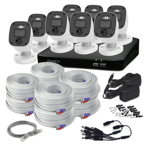 Home 8 Camera 8 Channel 4K Ultra HD DVR 1TB HDD Security System with Mic | SWDVK-858808MQ1TB