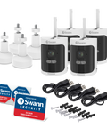 Add-On 2K Wireless Camera for AllSecure650 & AllSecure600 Kits - 4 pack  | SRNVW-600CMBWB4