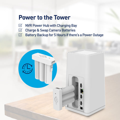 AllSecure650 2K Wireless Security Kit with 4 x Wire-Free Cameras & Power Hub | SWNVK-650KH4
