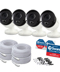 4K Ultra HD Thermal Sensing Bullet IP Security Camera - 4 Pack | SRNHD-887MSBWB4
