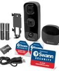 SwannBuddy Wireless 1080p Video Doorbell and Chime Speaker Unit | SWIFI-BUDDY