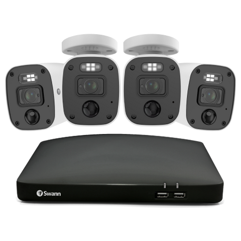 Home 4 Camera 8 Channel 4K Ultra HD DVR 2TB HDD Security System with Mic | SWDVK-856804MQB