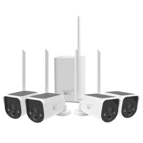 MaxRanger4K™ Solar 4 Camera Security System with Longest Range Wireless  | SWNVK-MAXV2SD4
