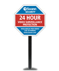 Yard Stake - Security Deterrent & Warning Sign - SW276-YSS