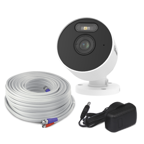 DVR 1080p Full HD DVR Spotlight Security Dome Add-On Camera (Plain Box) | SOPRO-10801AOC