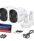Xtreem4K Wireless Security Camera 2 Pack with 2-Way Talk, Siren & Heat + Motion Detection | SWIFI-4KXTRMPK2