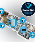 AllSecure4K Wireless Security Kit with 3 x Wire-Free Cameras & NVR Tower | SWNVK-AS4K800SD3