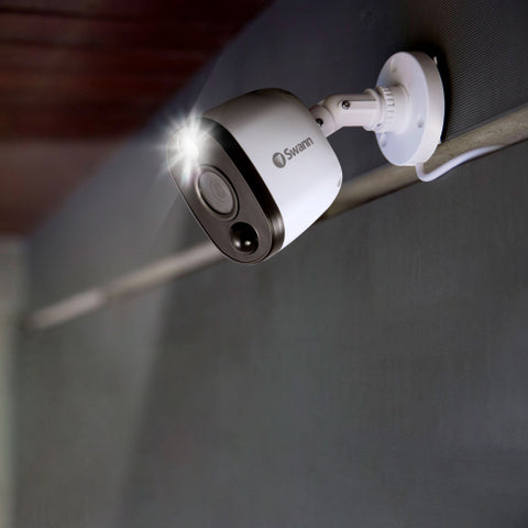 Motion Sensor, Motion-Activated Add-On Bullet Security Camera - 4 Pack | SRPRO-4KWLBWB4