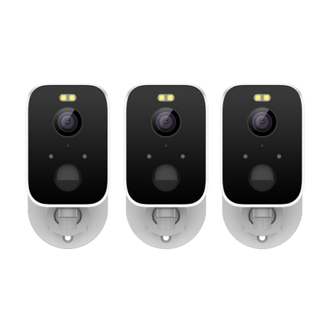 CoreCam 2K Wireless Spotlight Cameras with 2-Way Talk, Siren & Heat + Motion Detection | SWIFI-COREPROPK3