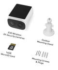 EVO Wireless 2K Solar Security Camera | SWIFI-SESOL2KBC