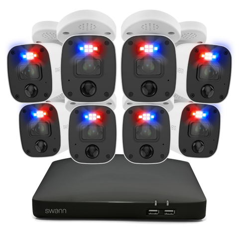 Home 8 Camera 8 Channel 4K Ultra HD DVR 1TB HDD Security System with Mic | SWDVK-858808MQ1TB