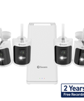 AllSecure650 2K Wireless Security Kit with 4 x Wire-Free Cameras & Power Hub | SWNVK-650KH4