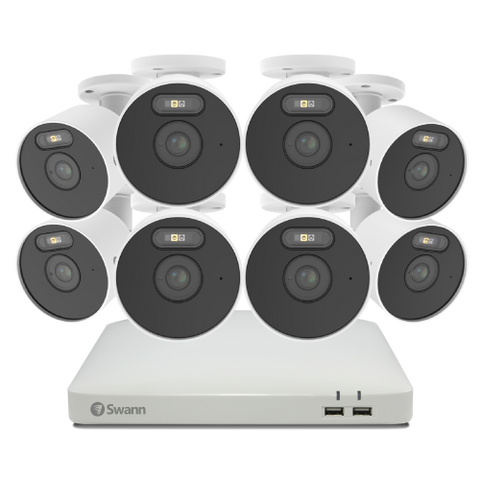 8 Camera 8 Channel 1080p Full HD Audio/Video DVR Security System | SWDVK-84880W8AOC