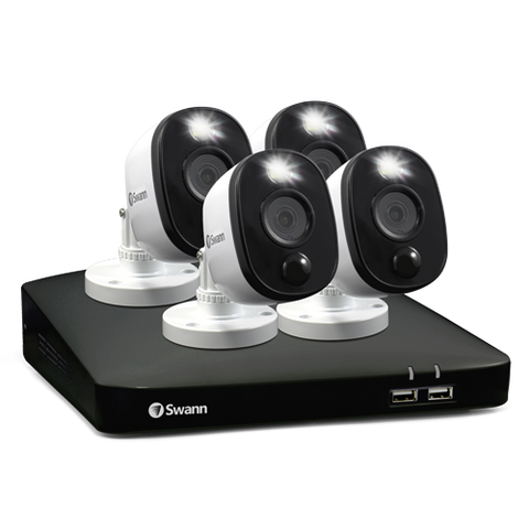 4 Camera 8 Channel 1080p Full HD DVR Security System - SWDVK-846804WL