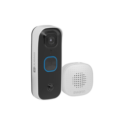 Xtreem4K Wireless Security Camera with SwannBuddy4K Video Doorbell | SWIFI-4KBUDXTRM
