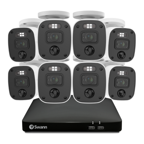Home 8 Camera 8 Channel 1080p Full HD DVR 1TB HDD Security System with Mic
