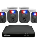 Home 4 Camera 8 Channel 1080p Full HD DVR 1TB HDD Security System with Mic