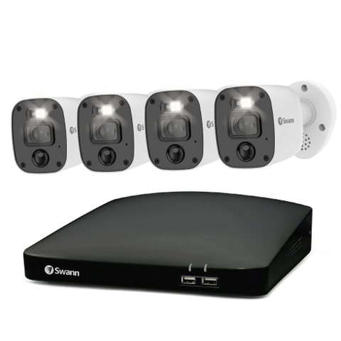 Home 4 Camera 8 Channel 4K Ultra HD DVR 2TB HDD Security System with Mic | SWDVK-856804MQB