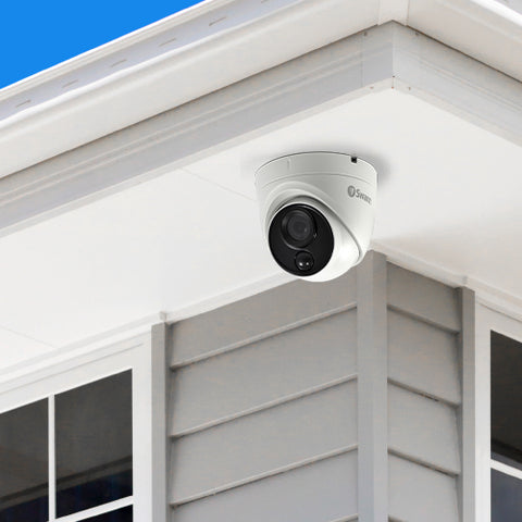 4K Ultra HD Dome Analogue CCTV Camera w PIR - 2 Pack - SWPRO-4KMSDWB2