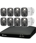 Home 8 Camera 8 Channel 4K Ultra HD DVR 2TB HDD Security System with Mic