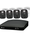 Home 4 Camera 8 Channel 1080p Full HD DVR 1TB HDD Security System with Mic