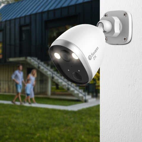 2KO Outdoor Wi-Fi Spotlight Security Camera with 2-Way Talk, Siren & Heat + Motion Detection | SWIFI-2KOCAM