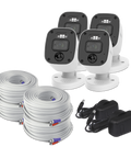 Home 4K Add-On Bullet Camera - 4 Pack | SRPRO-4KMQBWB4