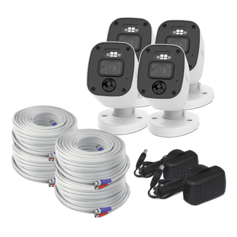 Home 4K Add-On Bullet Camera - 4 Pack | SRPRO-4KMQBWB4