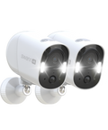 Xtreem4K Wireless Security Camera 2 Pack with 2-Way Talk, Siren & Heat + Motion Detection | SWIFI-4KXTRMPK2