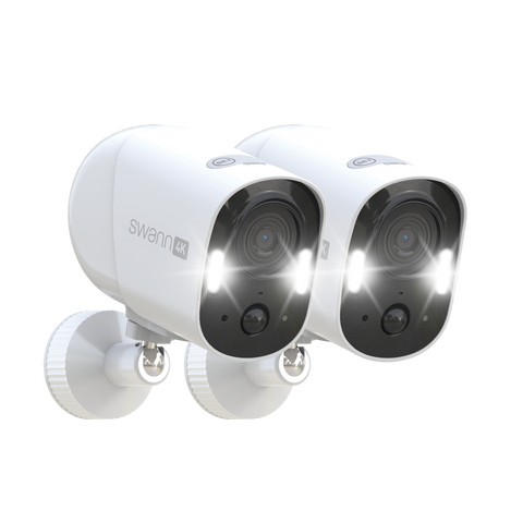 Xtreem4K Wireless Security Camera 2 Pack with 2-Way Talk, Siren & Heat + Motion Detection | SWIFI-4KXTRMPK2