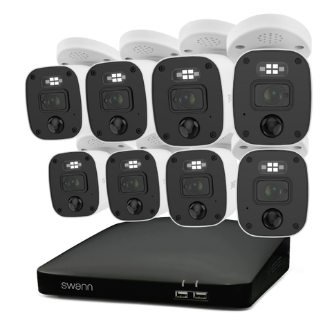 Home 8 Camera 8 Channel 4K Ultra HD DVR 1TB HDD Security System with Mic | SWDVK-858808MQ1TB