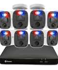 Home 8 Camera 8 Channel 4K Ultra HD DVR 2TB HDD Security System with Mic