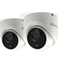 4K Ultra HD Dome Analogue CCTV Camera w PIR - 2 Pack - SWPRO-4KMSDWB2