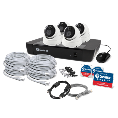 4 Camera 8 Channel 4K Master-Series NVR Security System | SONVK-876804D