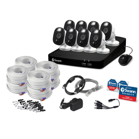 8 Camera 8 Channel 1080p Full HD DVR Security System - SWDVK-846808WL