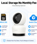 Swann EVO​3K Indoor Pan & Tilt Wi-Fi Camera​ | SWIFI-SE3KPT