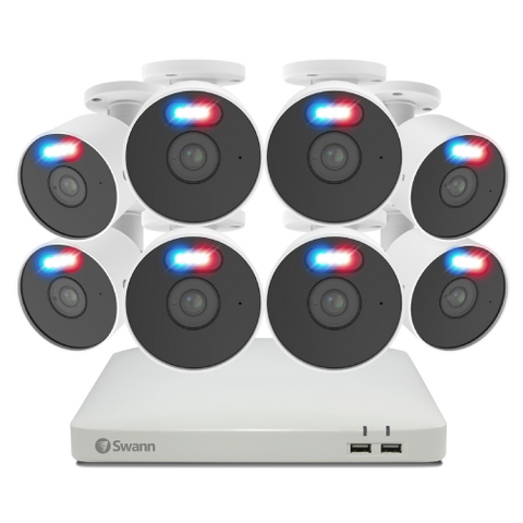 8 Camera 8 Channel 1080p Full HD Audio/Video DVR Security System | SWDVK-84880W8AOC