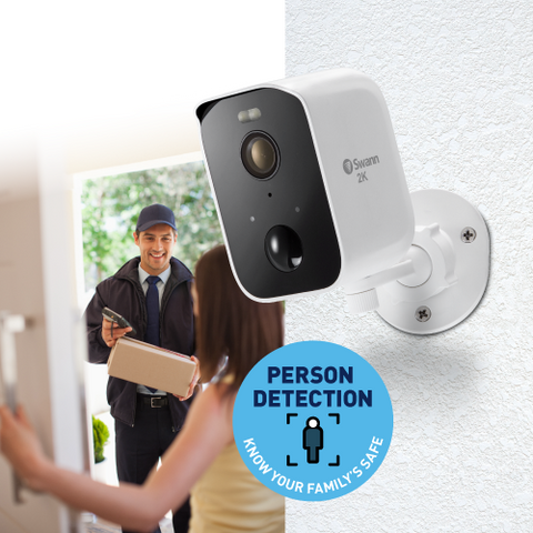 CoreCam 2K Wireless Spotlight Cameras with 2-Way Talk, Siren & Heat + Motion Detection | SWIFI-COREPROPK3
