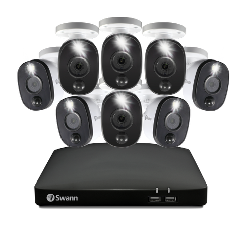 8 Camera 8 Channel 1080p Full HD DVR Security System - SWDVK-846808WL