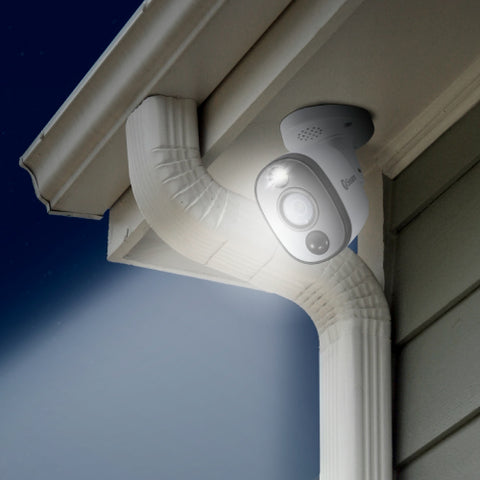 Motion Sensor, Motion-Activated Add-On Bullet Security Camera - 4 Pack | SRPRO-4KWLBWB4