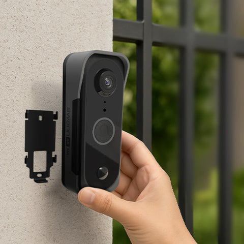 MaxRanger4K™ Long Range Wireless Add-On Video Doorbell & Chime | SWNVW-MR4KVDB
