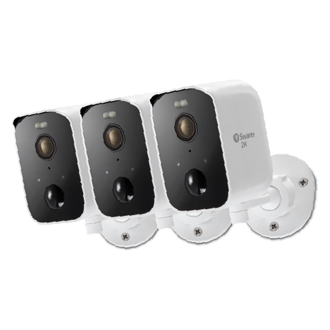 CoreCam 2K Wireless Spotlight Cameras with 2-Way Talk, Siren & Heat + Motion Detection | SWIFI-COREPROPK3