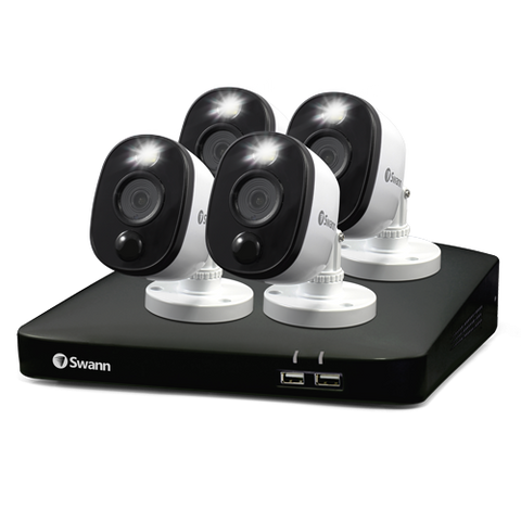 4 Camera 8 Channel 1080p Full HD DVR Security System - SWDVK-846804WL