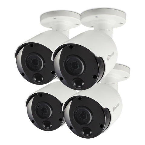 4K Ultra HD Thermal Sensing Bullet IP Security Camera - 4 Pack | SRNHD-887MSBWB4