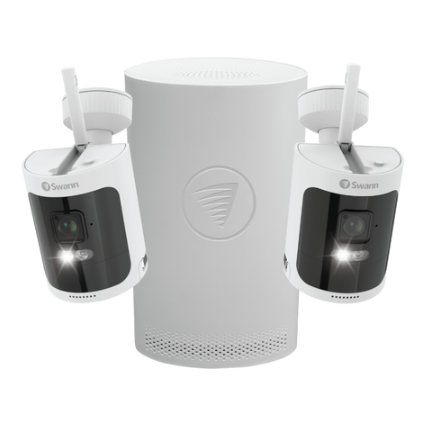 AllSecure600 2K Wireless Security Kit with 2 x Wire-Free Cameras & NVR Tower | SWNVK-600KH2