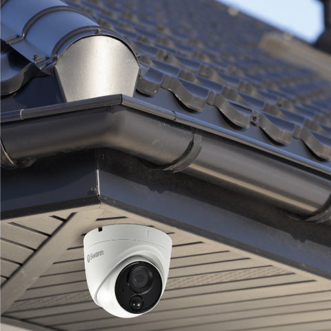 4K Ultra HD Dome Analogue CCTV Camera w PIR - 2 Pack - SWPRO-4KMSDWB2